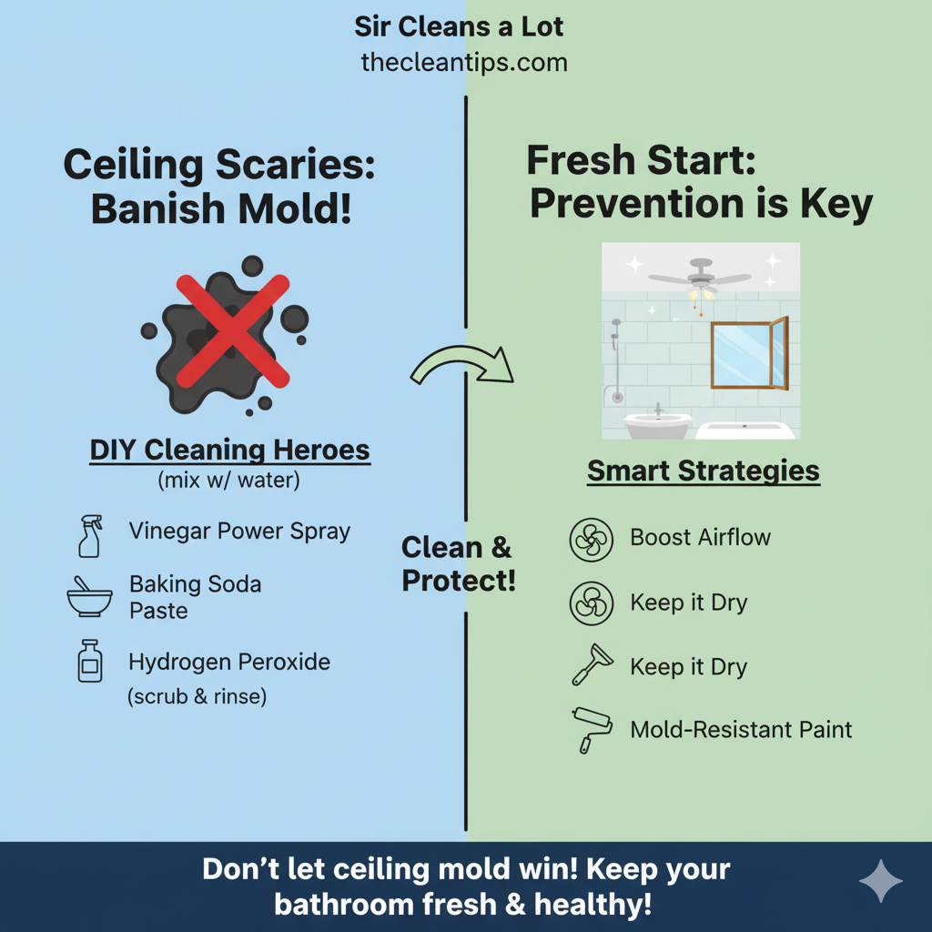 Effective Methods for Cleaning Bathroom Ceiling Mold