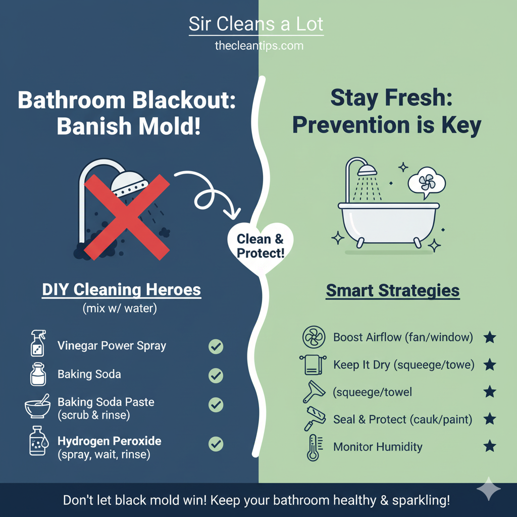 Effective Methods for How to Clean Black Mold in Bathroom