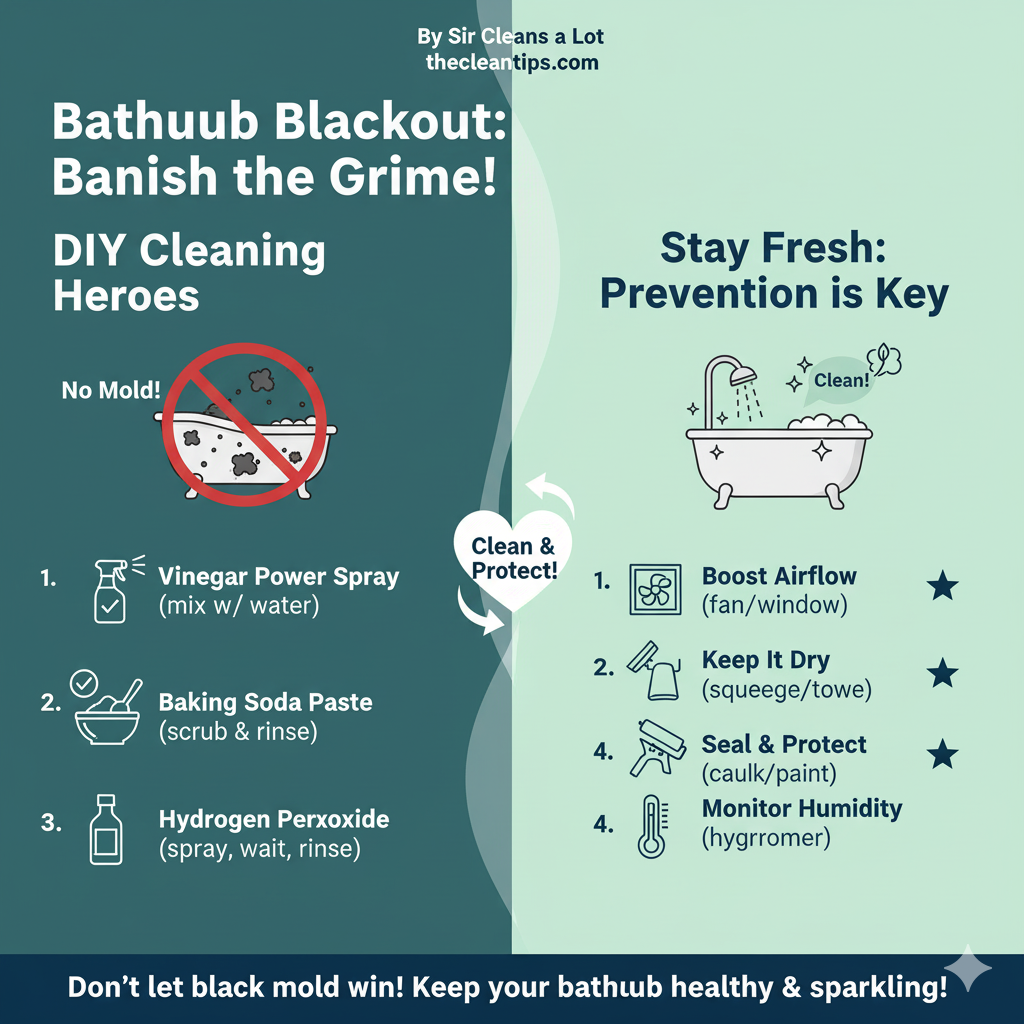 Effective Methods for Removing Black Mold in Your Bathtub