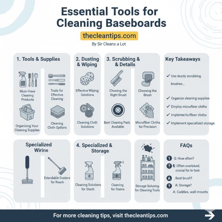 Essential Tools for Cleaning Baseboards