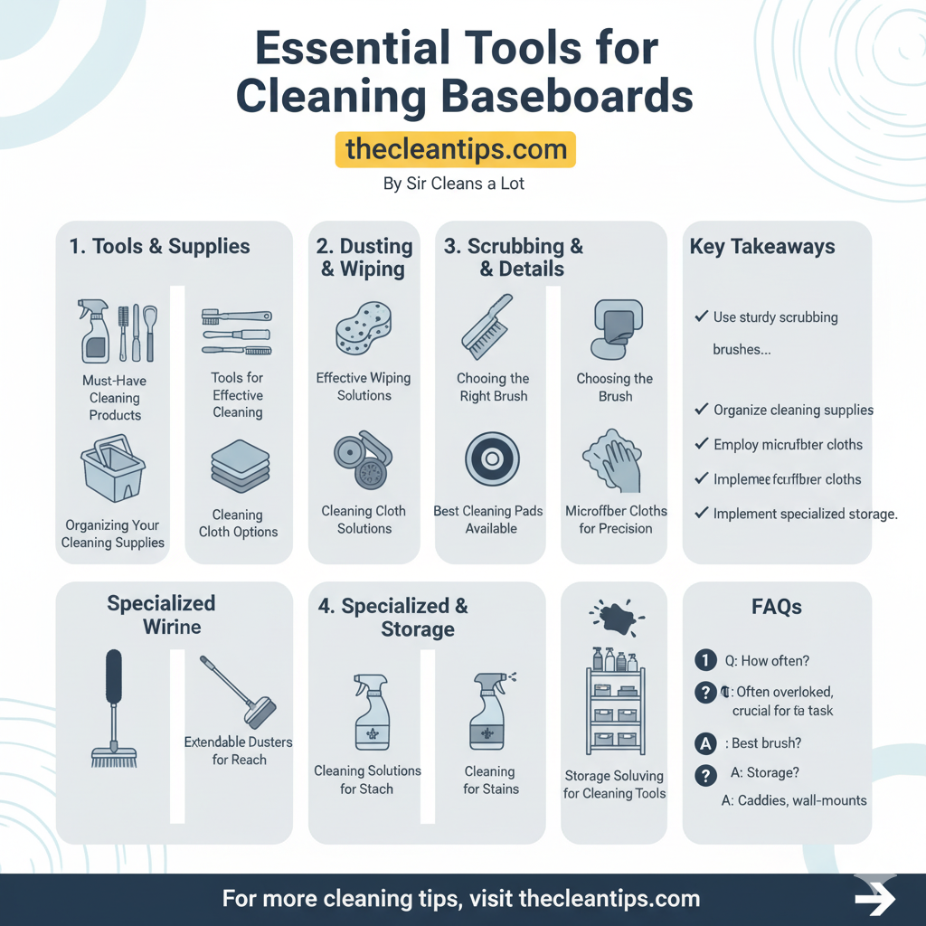 Essential Tools for Cleaning Baseboards