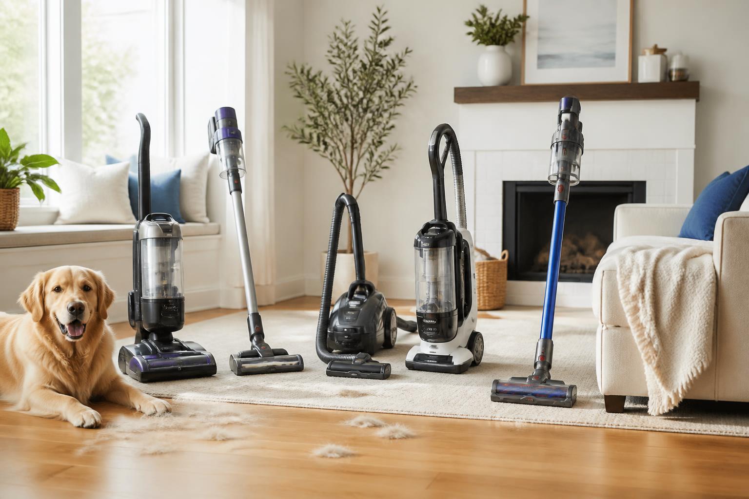 Featured image for article: Best Vacuum Cleaners for Pet Hair: Tested on Carpet and Hardwood