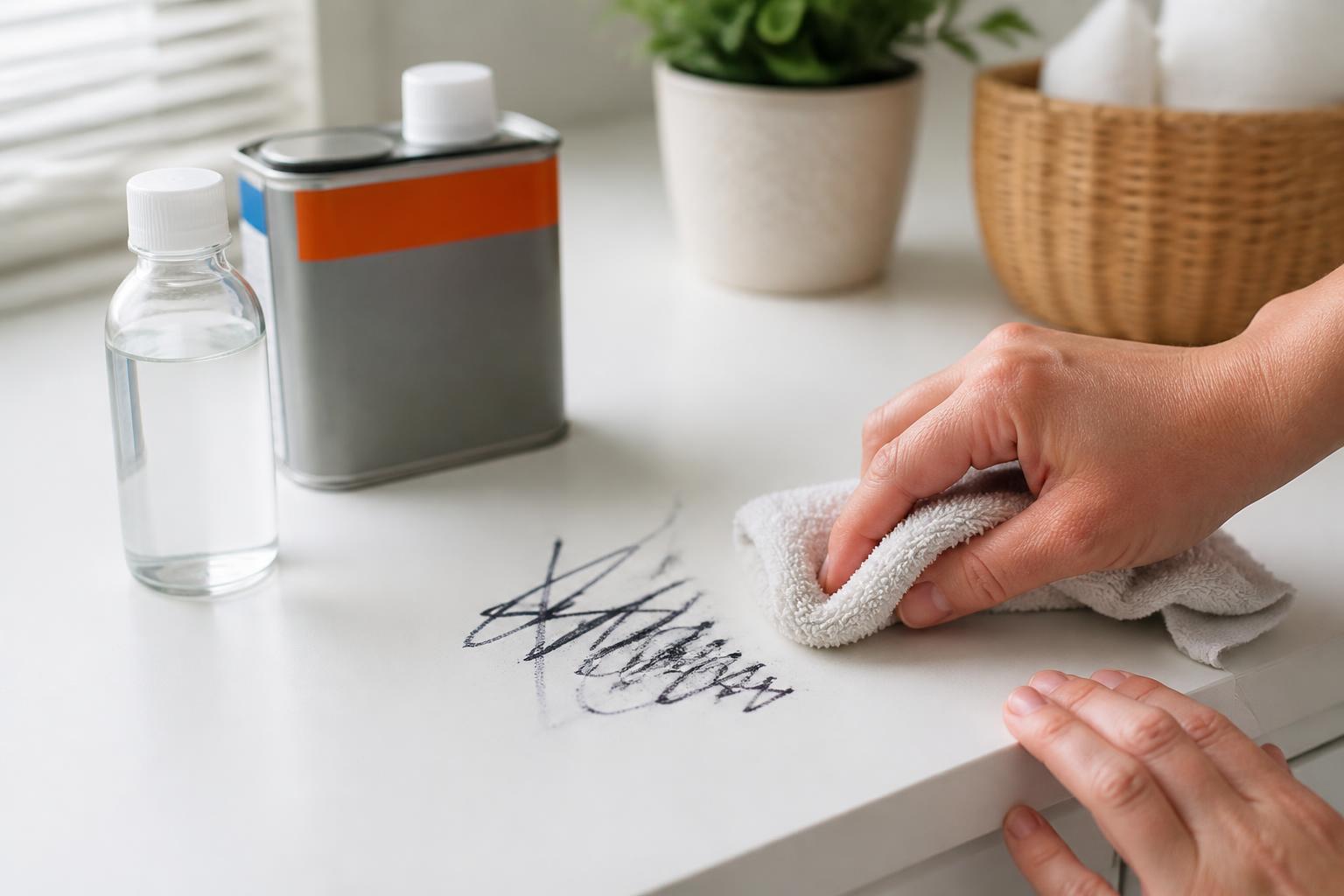 Illustration for: Dried Permanent Marker Stains: Acetone or Degreaser