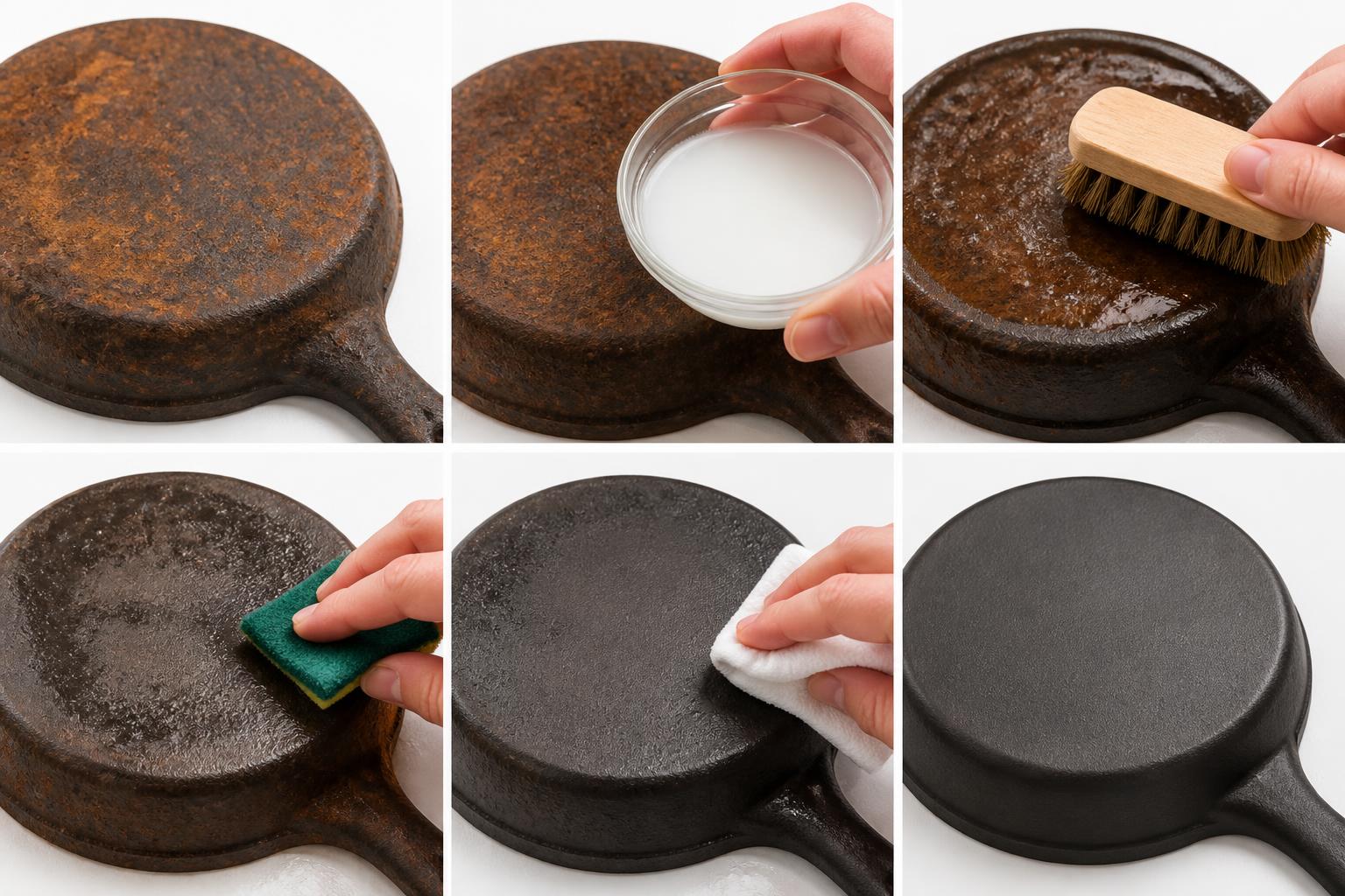 Illustration for: Step-by-Step Rust Removal Methods
