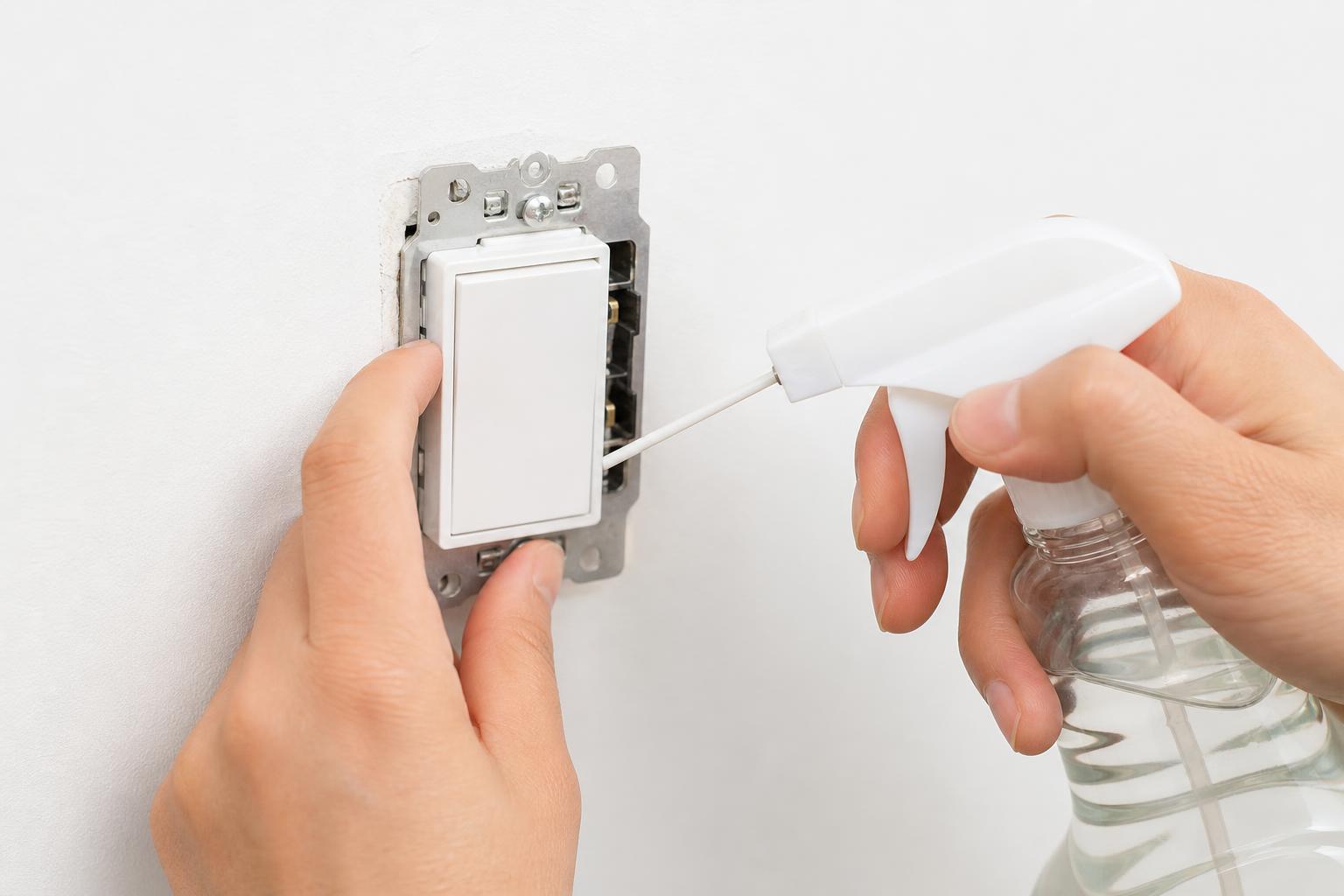 Illustration for: Method 3: The Alcohol Flush (For Debris Inside the Switch)